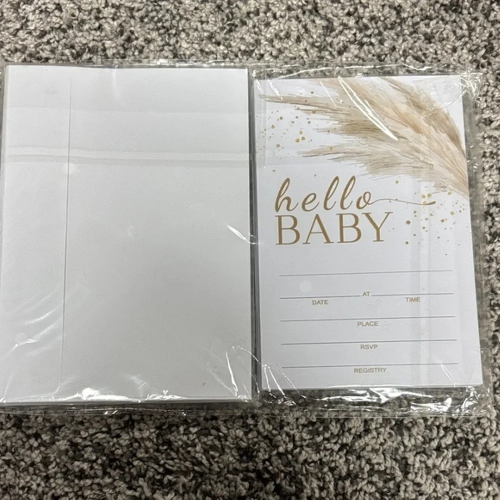 Elegant Baby Shower Invitation Cards